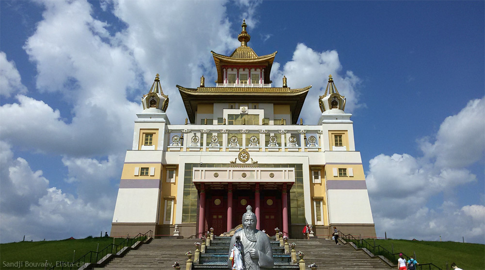 Elista. Buddha Temple Elista. Buddha Temple
